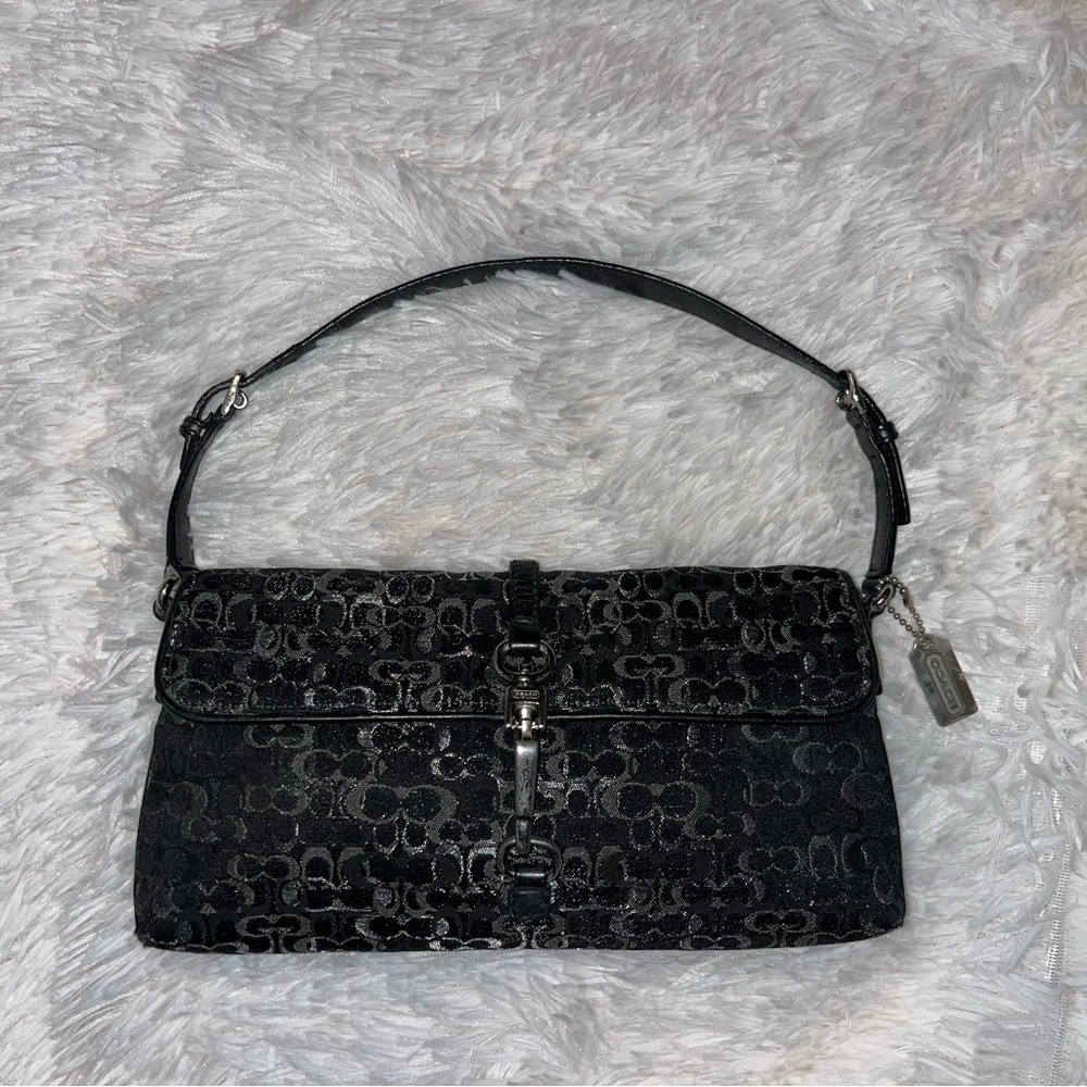 Coach Black optic hamptons Bag